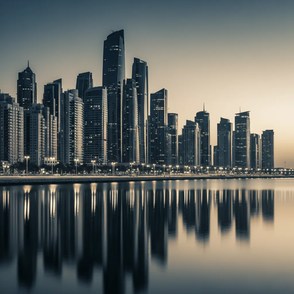 Abu Dhabi Corniche twilight — digital marketing agency near me in Abu Dhabi.