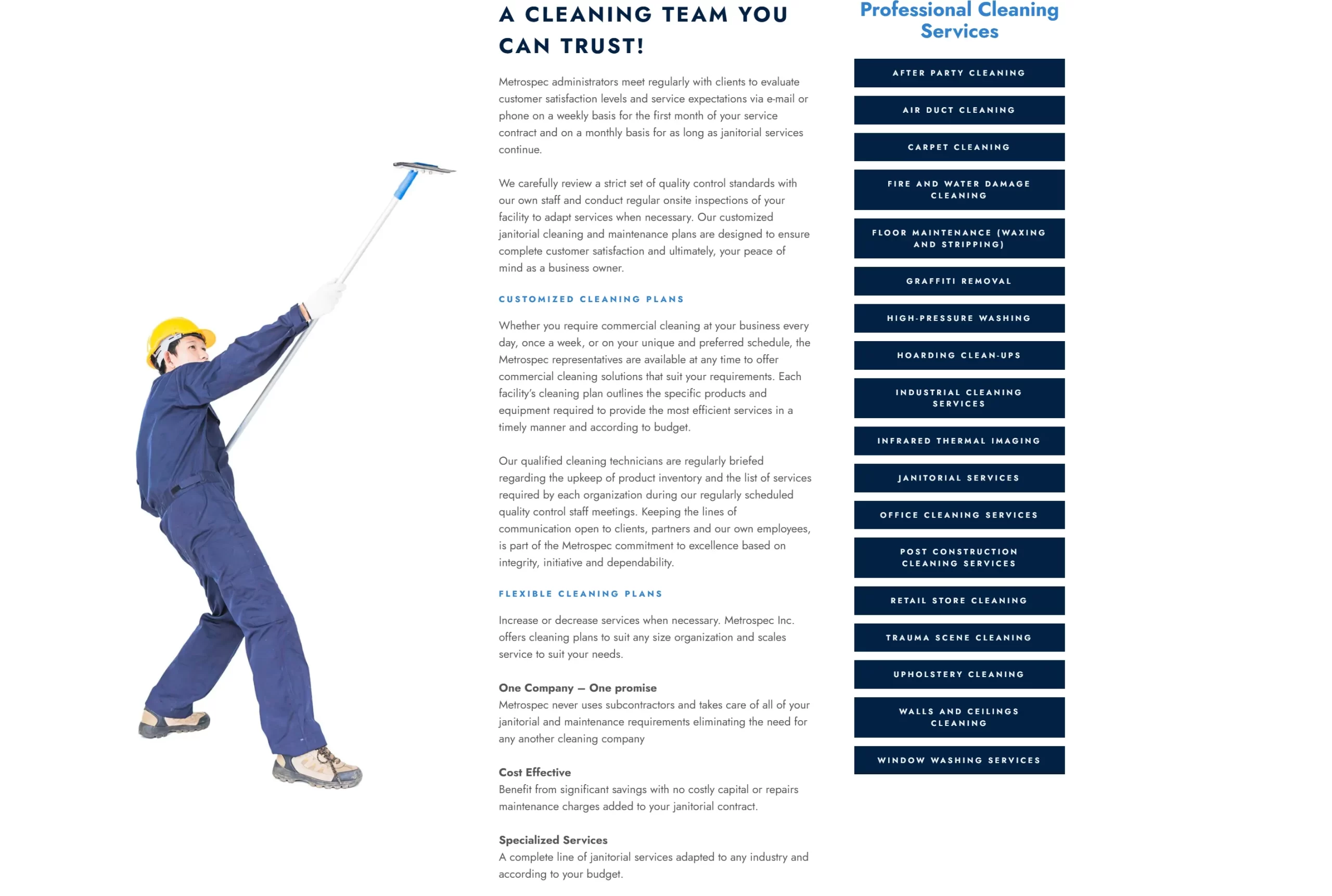 Metrospec creative service visuals