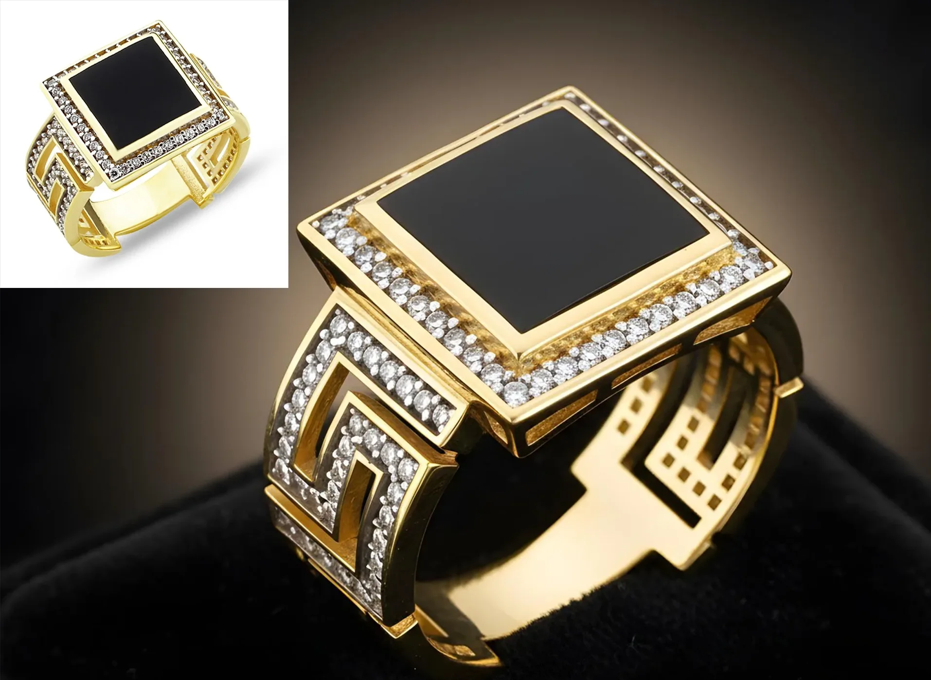 Roger Roy — jewelry image background and retouch transformations