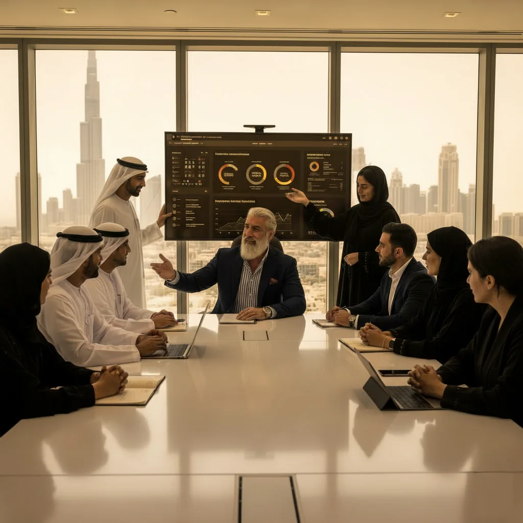 Titan Digital UAE team strategy session