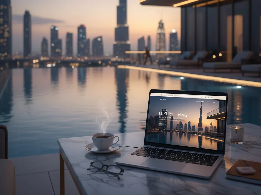 Luxury Real Estate Website Design, UAE