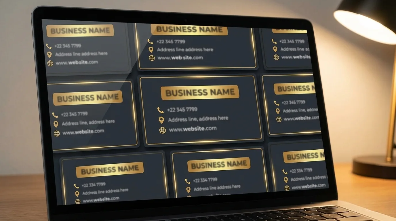Local directory listing cards showing consistent NAP data for RAK businesses