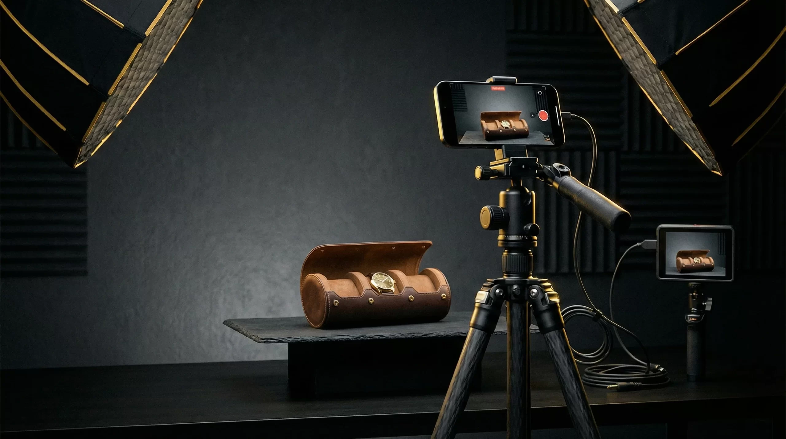 Short-form video filming setup for UAE social commerce marketing 2026