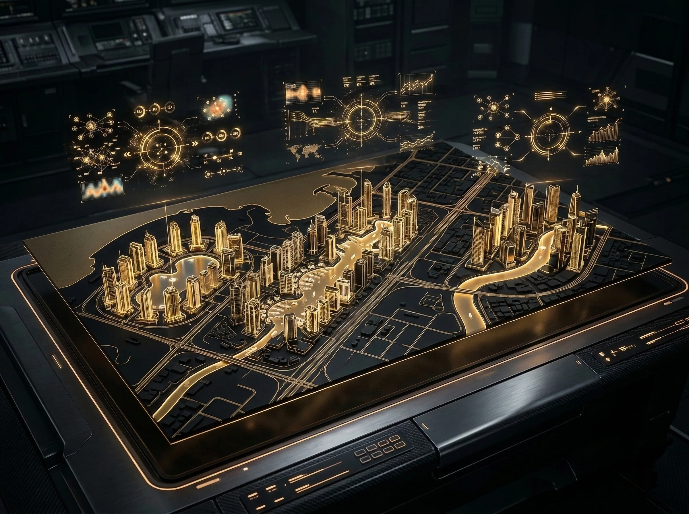 Geo-Targeting SEO Map of Dubai Business Districts