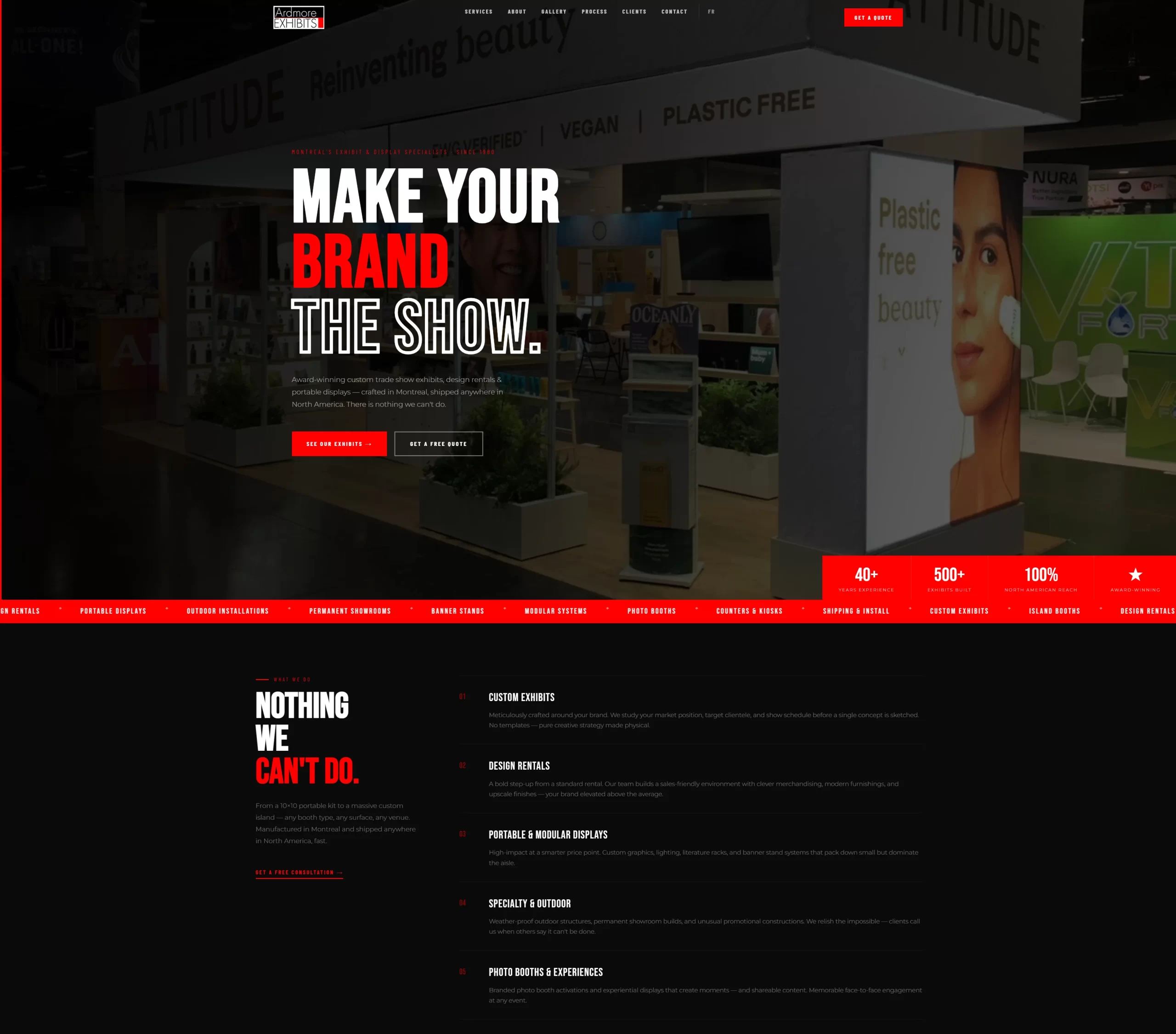 Ardmore Exhibits website