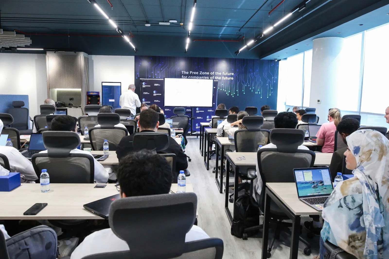 Participant seeing their first AI agent output on screen