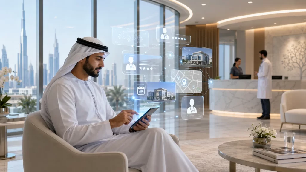 The AI Waiting Room: UAE Patients Are Choosing Clinics Inside ChatGPT Before They Book